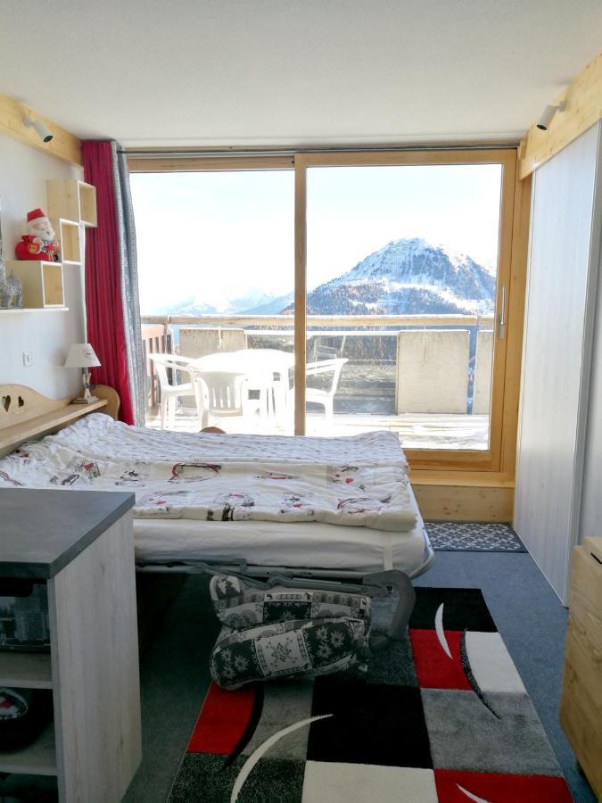 Appartement D'Une Chambre A La Plagne Aime 2000 A 10 M Des Pistes Avec Vue Sur La Ville Et Terrasse Amenagee Macot-la-Plagne Luaran gambar