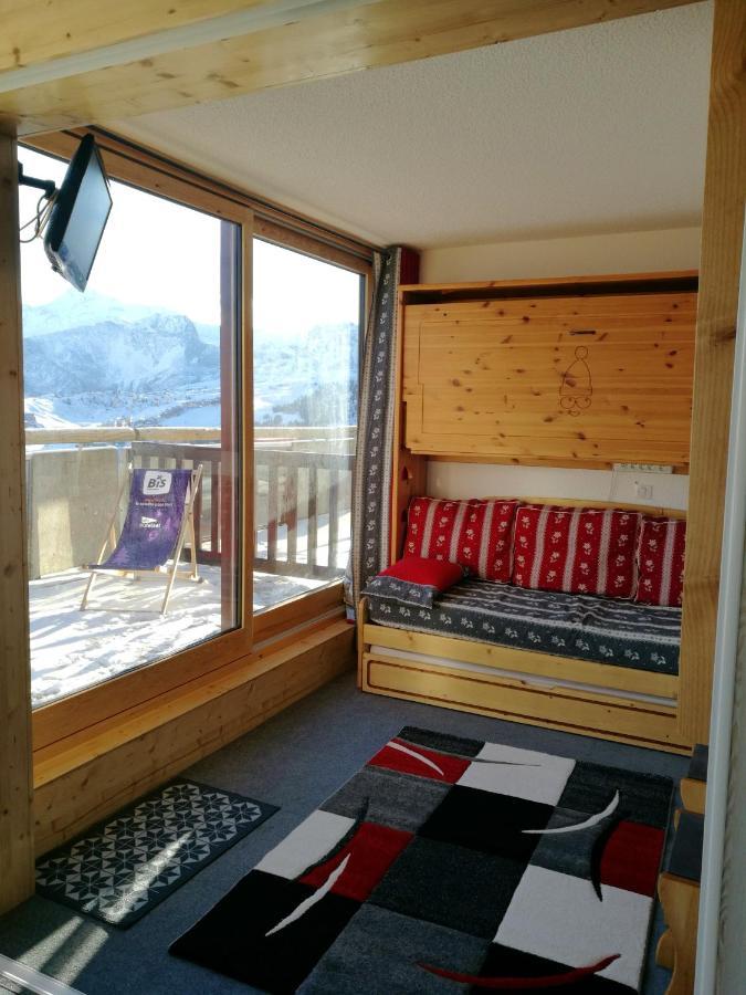 Appartement D'Une Chambre A La Plagne Aime 2000 A 10 M Des Pistes Avec Vue Sur La Ville Et Terrasse Amenagee Macot-la-Plagne Luaran gambar