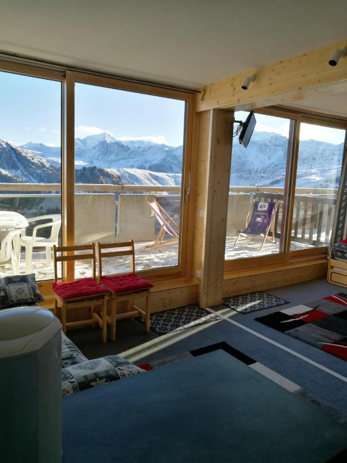 Appartement D'Une Chambre A La Plagne Aime 2000 A 10 M Des Pistes Avec Vue Sur La Ville Et Terrasse Amenagee Macot-la-Plagne Luaran gambar