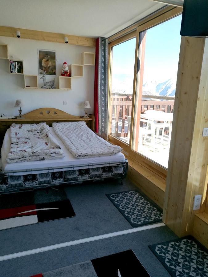 Appartement D'Une Chambre A La Plagne Aime 2000 A 10 M Des Pistes Avec Vue Sur La Ville Et Terrasse Amenagee Macot-la-Plagne Luaran gambar