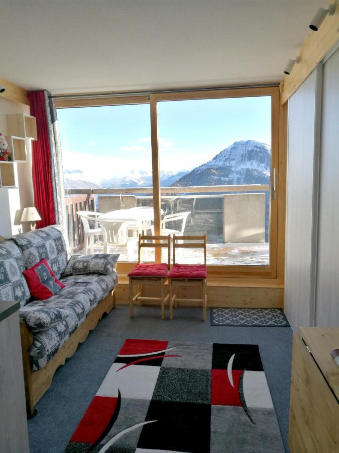 Appartement D'Une Chambre A La Plagne Aime 2000 A 10 M Des Pistes Avec Vue Sur La Ville Et Terrasse Amenagee Macot-la-Plagne Luaran gambar