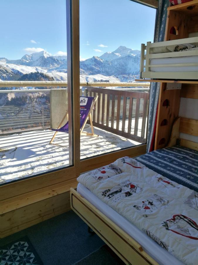 Appartement D'Une Chambre A La Plagne Aime 2000 A 10 M Des Pistes Avec Vue Sur La Ville Et Terrasse Amenagee Macot-la-Plagne Luaran gambar