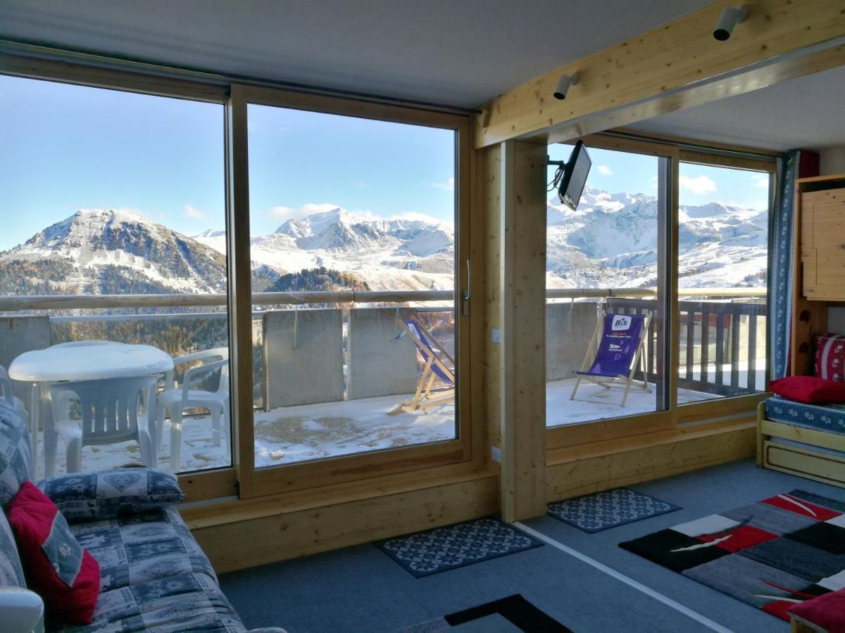 Appartement D'Une Chambre A La Plagne Aime 2000 A 10 M Des Pistes Avec Vue Sur La Ville Et Terrasse Amenagee Macot-la-Plagne Luaran gambar